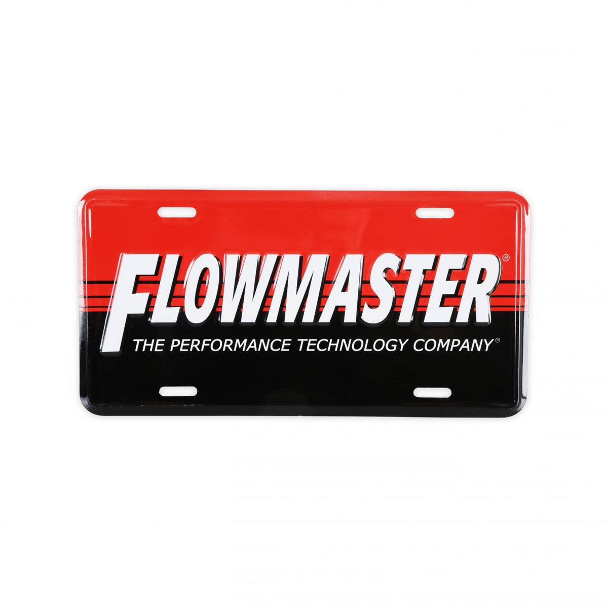 Flowmaster NA Flowmaster 36-578 - License Plate Standard 12 X 6 Inch Size With High Gloss Graphics On Embossed Aluminum Flowmaster
