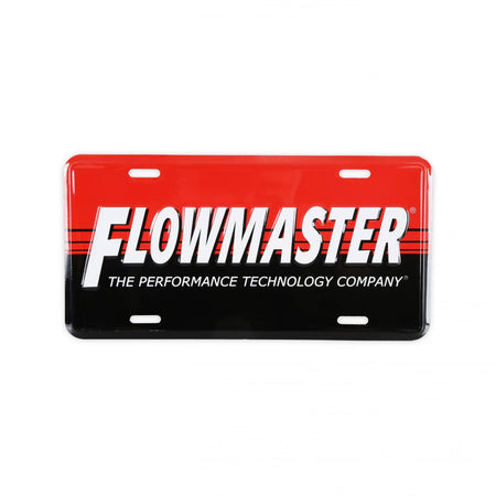 Flowmaster NA Flowmaster 36-578 - License Plate Standard 12 X 6 Inch Size With High Gloss Graphics On Embossed Aluminum Flowmaster