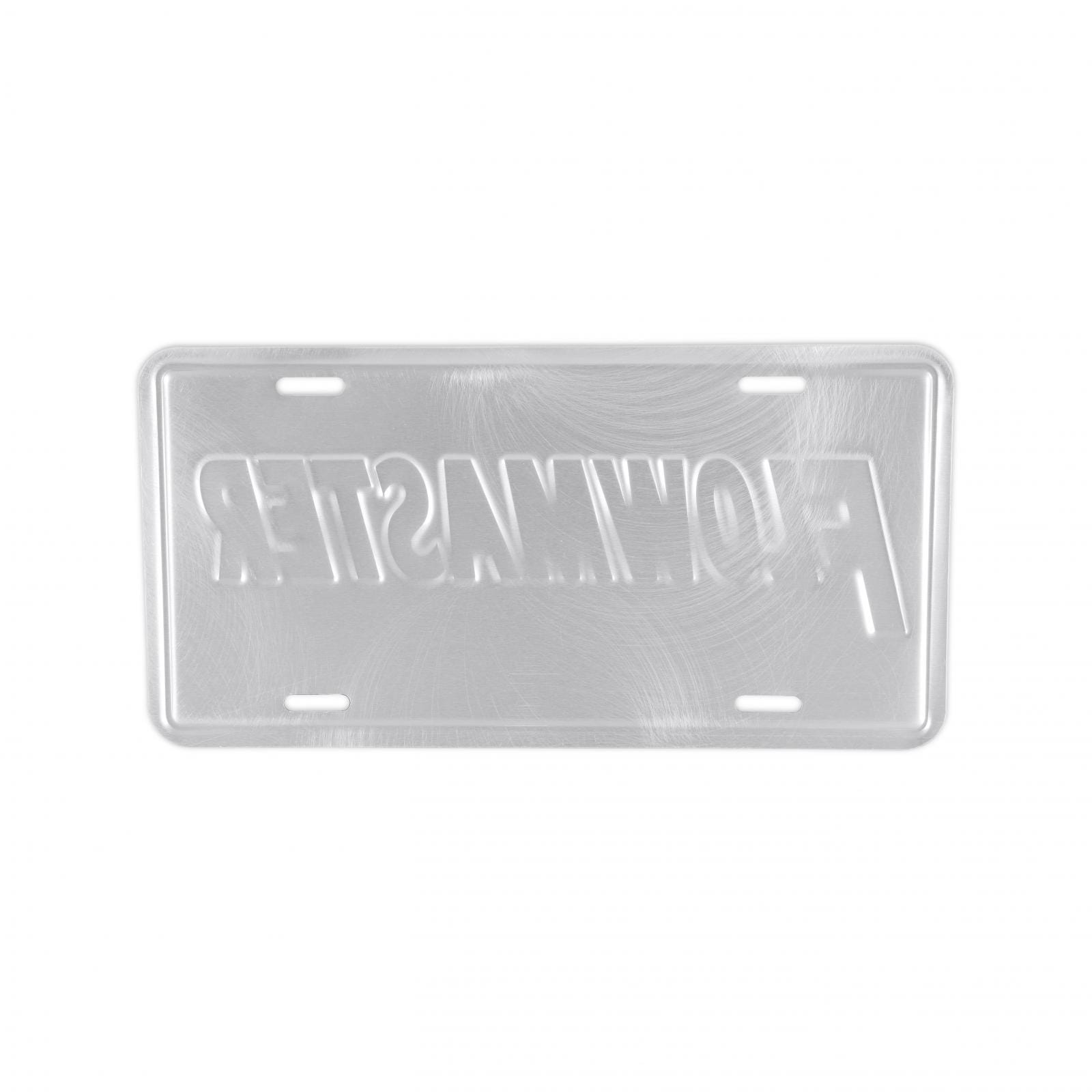 Flowmaster NA Flowmaster 36-578 - License Plate Standard 12 X 6 Inch Size With High Gloss Graphics On Embossed Aluminum Flowmaster