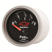 AutoMeter 3613-00406 - GAUGE, FUEL LEVEL, 2 1/16", 0OE TO 90OF, ELEC, CHEVY RED BOWTIE, BLACK 4
