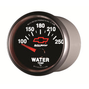 AutoMeter 3637-00406 - GAUGE, WATER TEMP, 2 1/16", 100-250?F, ELECTRIC, CHEVY RED BOWTIE, BLACK 5