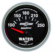 AutoMeter 3637 - GAUGE, WATER TEMP, 2 1/16", 100-250?F, ELECTRIC, SPORT-COMP II 4