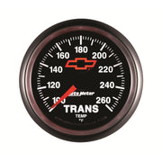 AutoMeter 3657-00406 - GAGE, TRANS. TEMP, 2 1/16", 100-260F, DIGTL STPPR MTR, CHEVY RED BOWTIE, BLACK 5