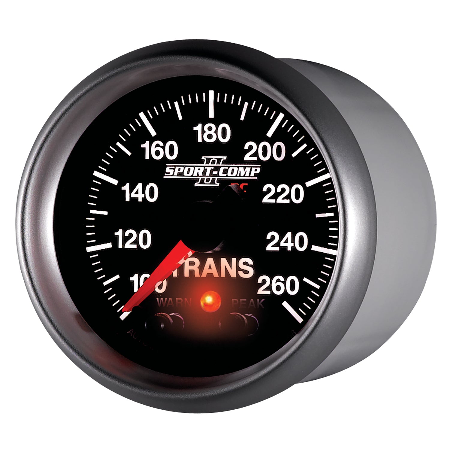 AutoMeter 3658 - GAUGE, TRANS TEMP, 2 1/16", 100-260?F, STEPPER MOTOR W/PEAK & WRN, SPORT-COMP II 4