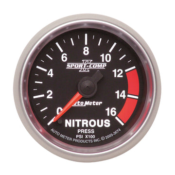 AutoMeter 3674 - Nitrous Oxide Pressure Gauge
