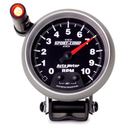 AutoMeter 3690 - GAUGE, TACHOMETER, 3 3/4", 10K RPM, PEDESTAL W/ EXT. QUICK-LITE, SPORT-COMP II 3