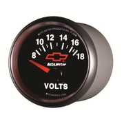 AutoMeter 3692-00406 - GAUGE, VOLTMETER, 2 1/16", 18V, ELECTRIC, CHEVY RED BOWTIE, BLACK 5