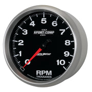 AutoMeter 3698 - GAUGE, TACHOMETER, 5", 10K RPM, IN-DASH, SPORT-COMP II 4