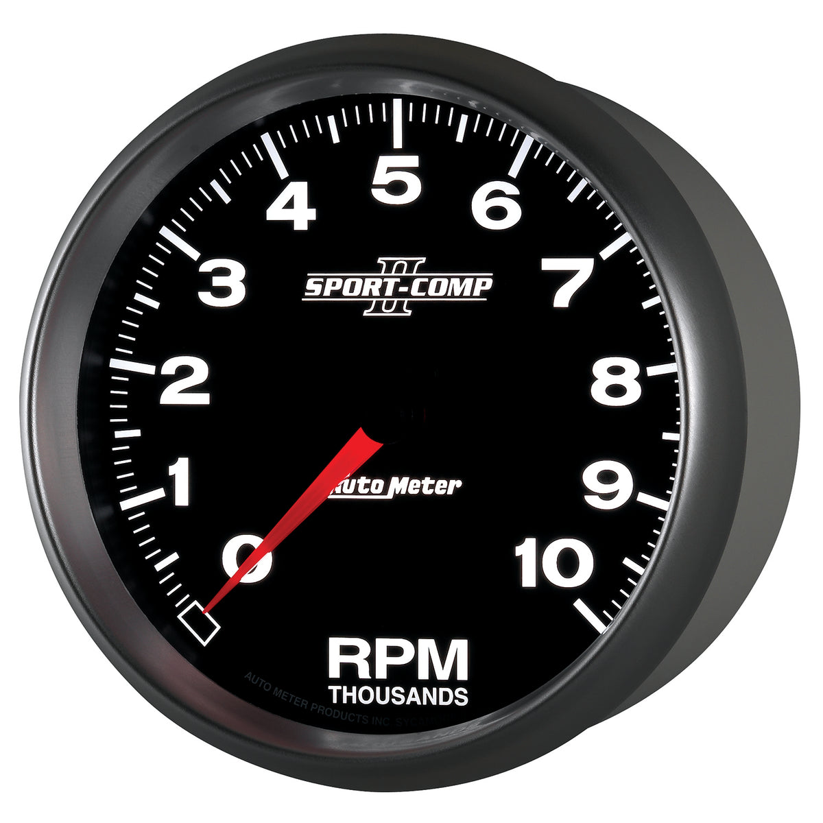 AutoMeter 3698 - GAUGE, TACHOMETER, 5", 10K RPM, IN-DASH, SPORT-COMP II 5
