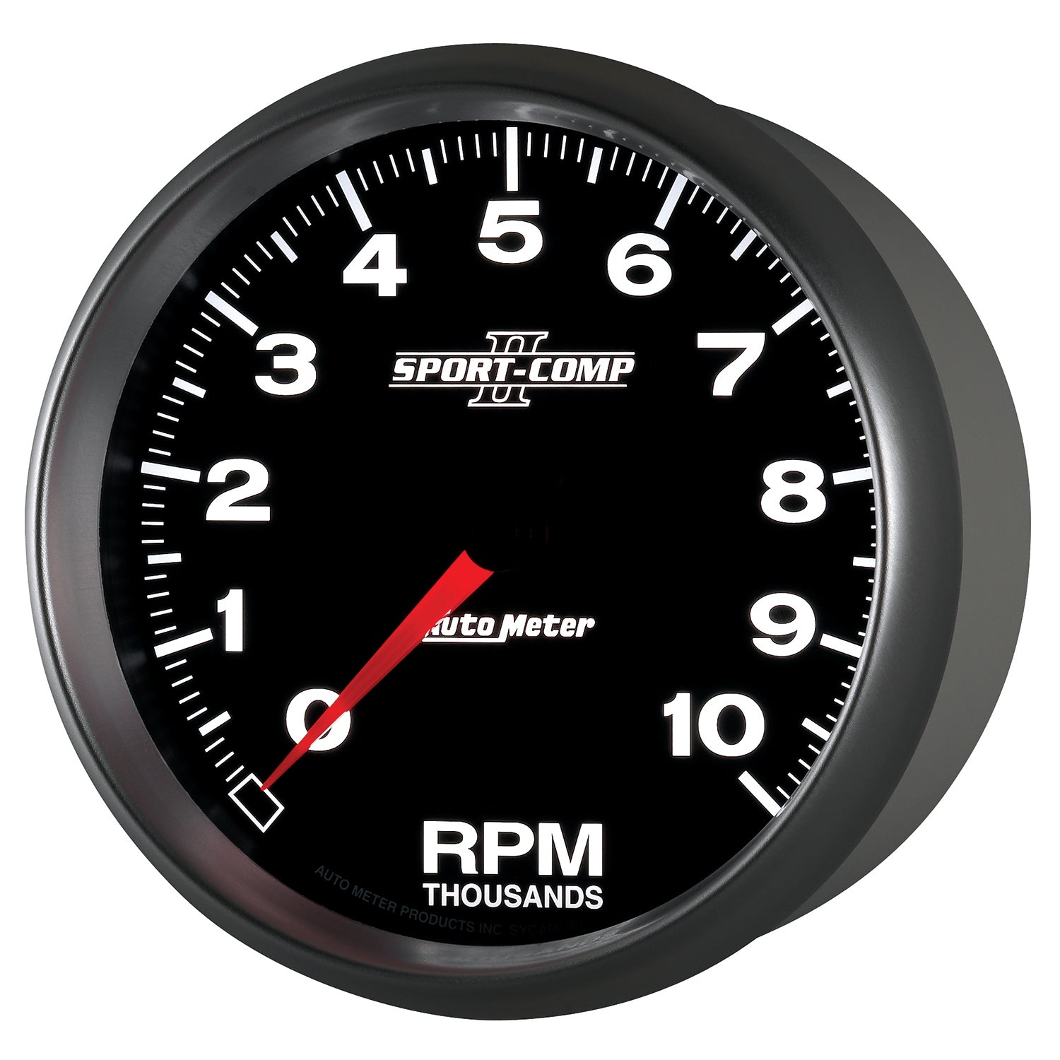 AutoMeter 3698 - GAUGE, TACHOMETER, 5", 10K RPM, IN-DASH, SPORT-COMP II 5