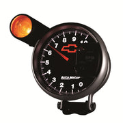 AutoMeter 3699-00406 - GAGE, TACH, 5", 10K RPM, PED W/ EXT. SHIFT-LITE, CHEVY RED BOWTIE, BLACK 5
