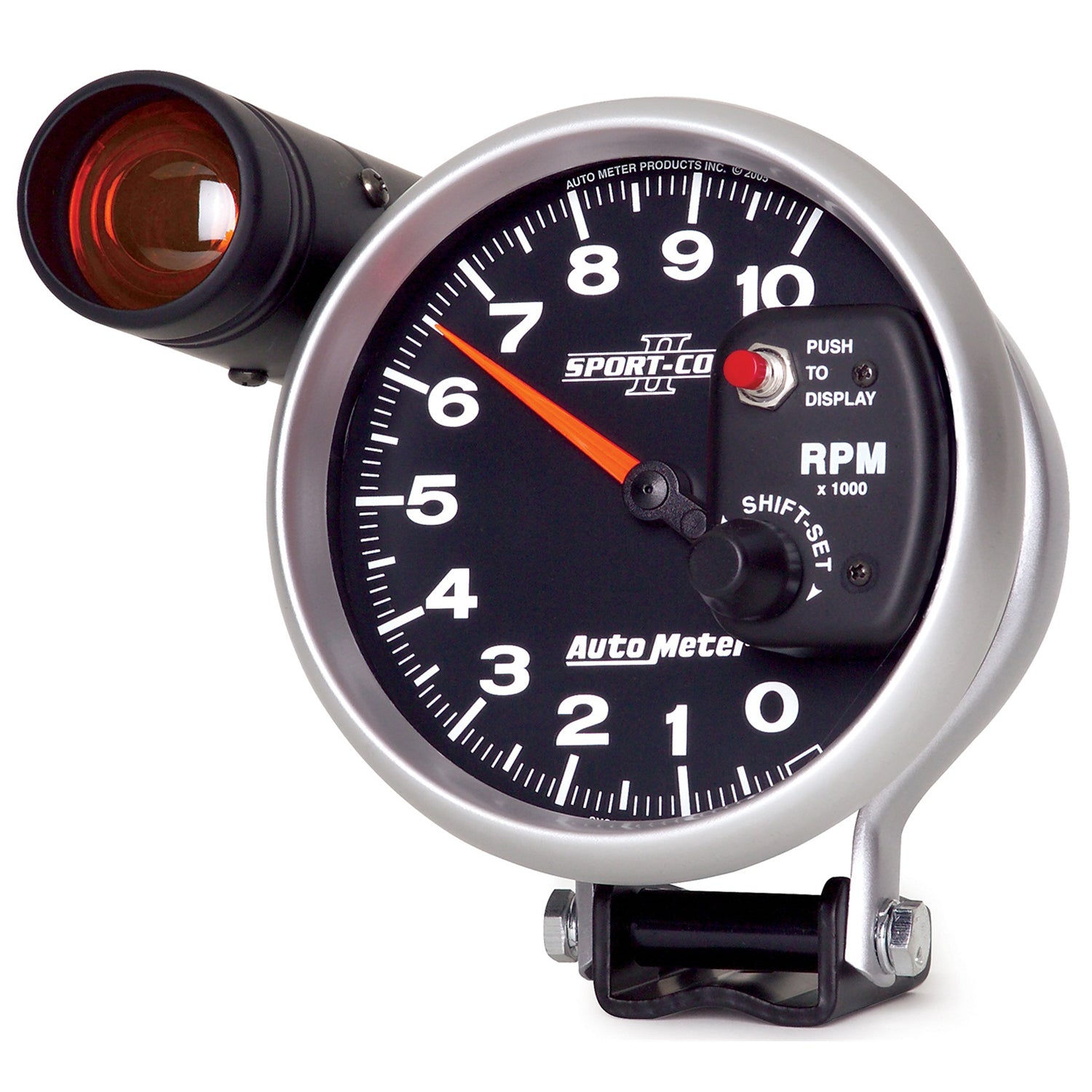 AutoMeter 3699 - GAUGE, TACHOMETER, 5", 10K RPM, PEDESTAL W/ EXT. SHIFT-LITE, SPORT-COMP II 4
