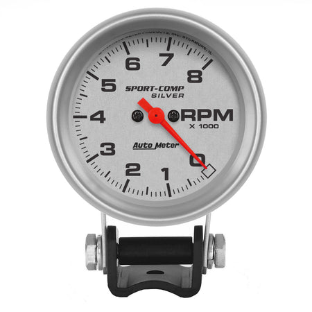 AutoMeter 3707 - GAUGE, TACHOMETER, 2 5/8", 8K RPM, PEDESTAL, ULTRA-LITE 3