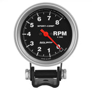 AutoMeter 3708 - GAUGE, TACHOMETER, 2 5/8", 8K RPM, PEDESTAL, SPORT-COMP 3
