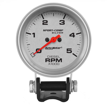 AutoMeter 3788 - GAUGE, TACHOMETER (DIESEL), 2 5/8", 5K RPM, PEDESTAL, ULTRA-LITE 3