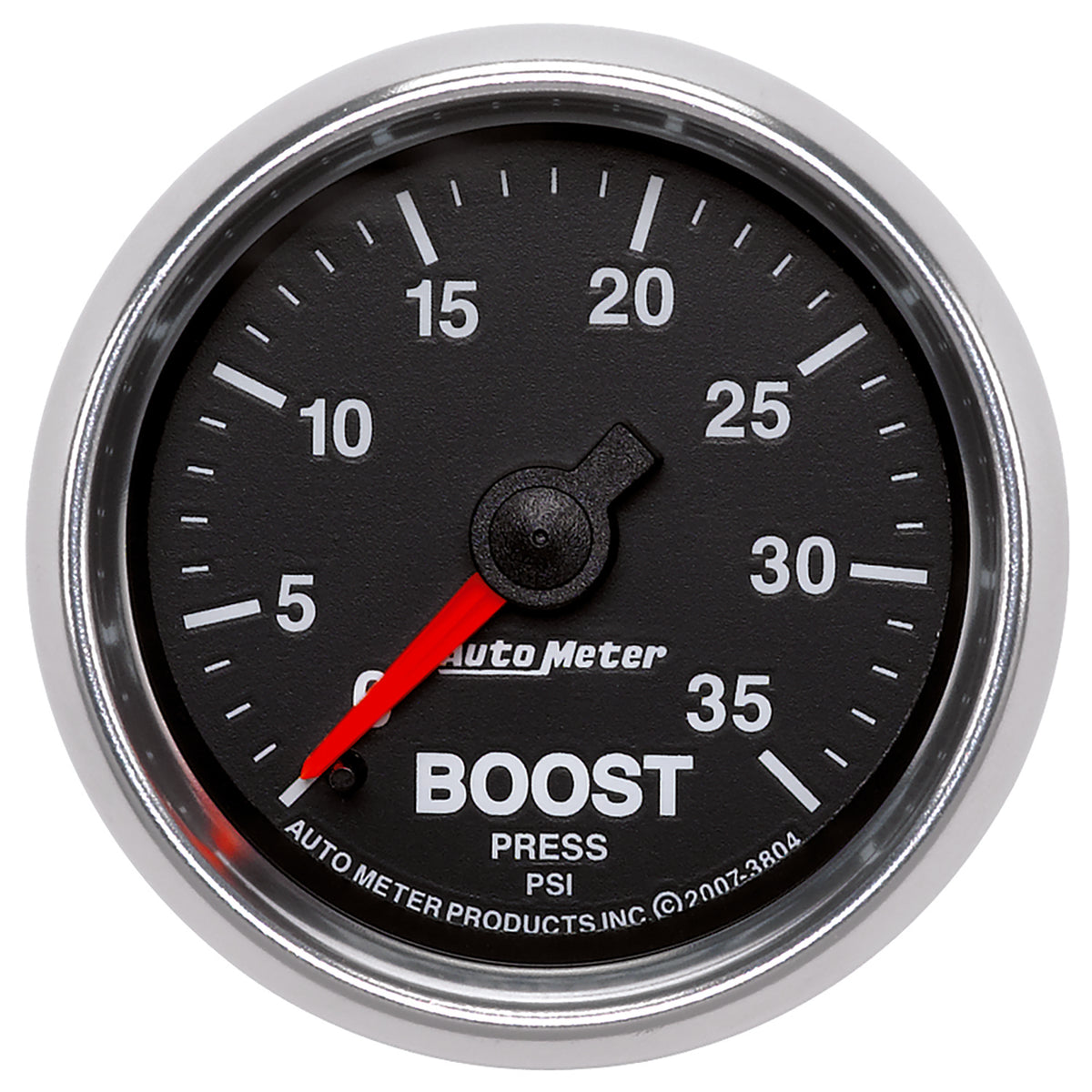 AutoMeter 3804 - GAUGE, BOOST, 2 1/16", 35PSI, MECHANICAL, GS 1