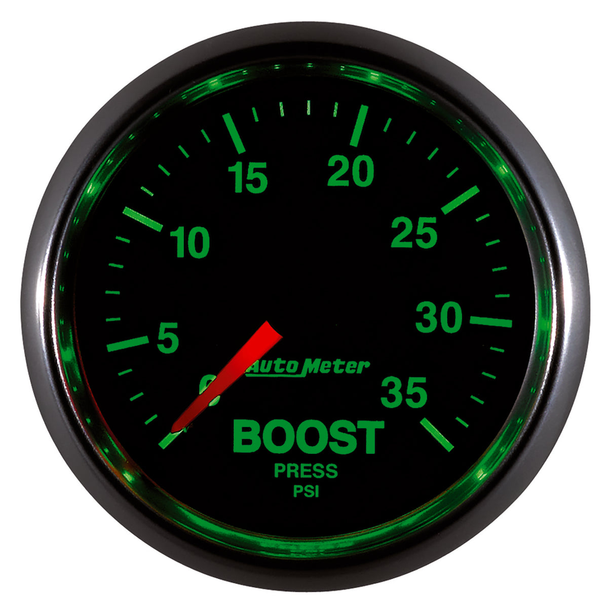 AutoMeter 3804 - GAUGE, BOOST, 2 1/16", 35PSI, MECHANICAL, GS 5