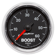 AutoMeter 3805 - GAUGE, BOOST, 2 1/16", 60PSI, MECHANICAL, GS 3