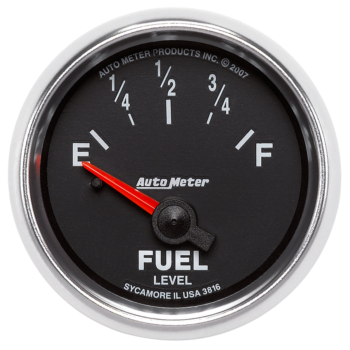 AutoMeter 3816 - GAUGE, FUEL LEVEL, 2 1/16", 240OE TO 33OF, ELEC, GS 3