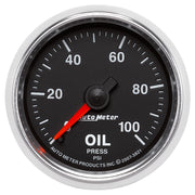 AutoMeter 3821 - GAUGE, OIL PRESSURE, 2 1/16", 100PSI, MECHANICAL, GS 3