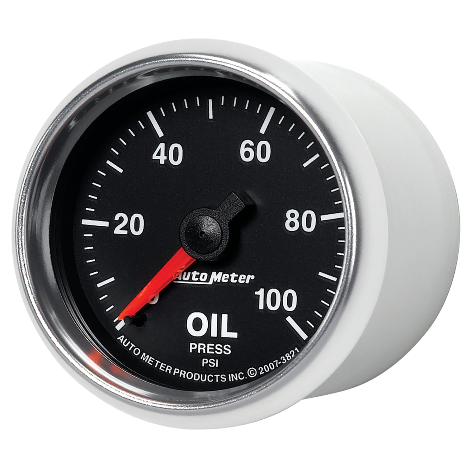 AutoMeter 3821 - GAUGE, OIL PRESSURE, 2 1/16", 100PSI, MECHANICAL, GS 4