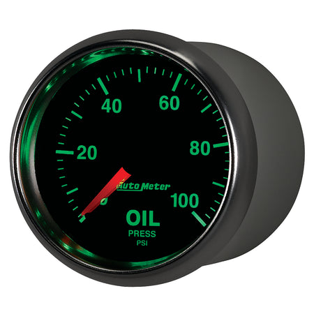 AutoMeter 3821 - GAUGE, OIL PRESSURE, 2 1/16", 100PSI, MECHANICAL, GS 5