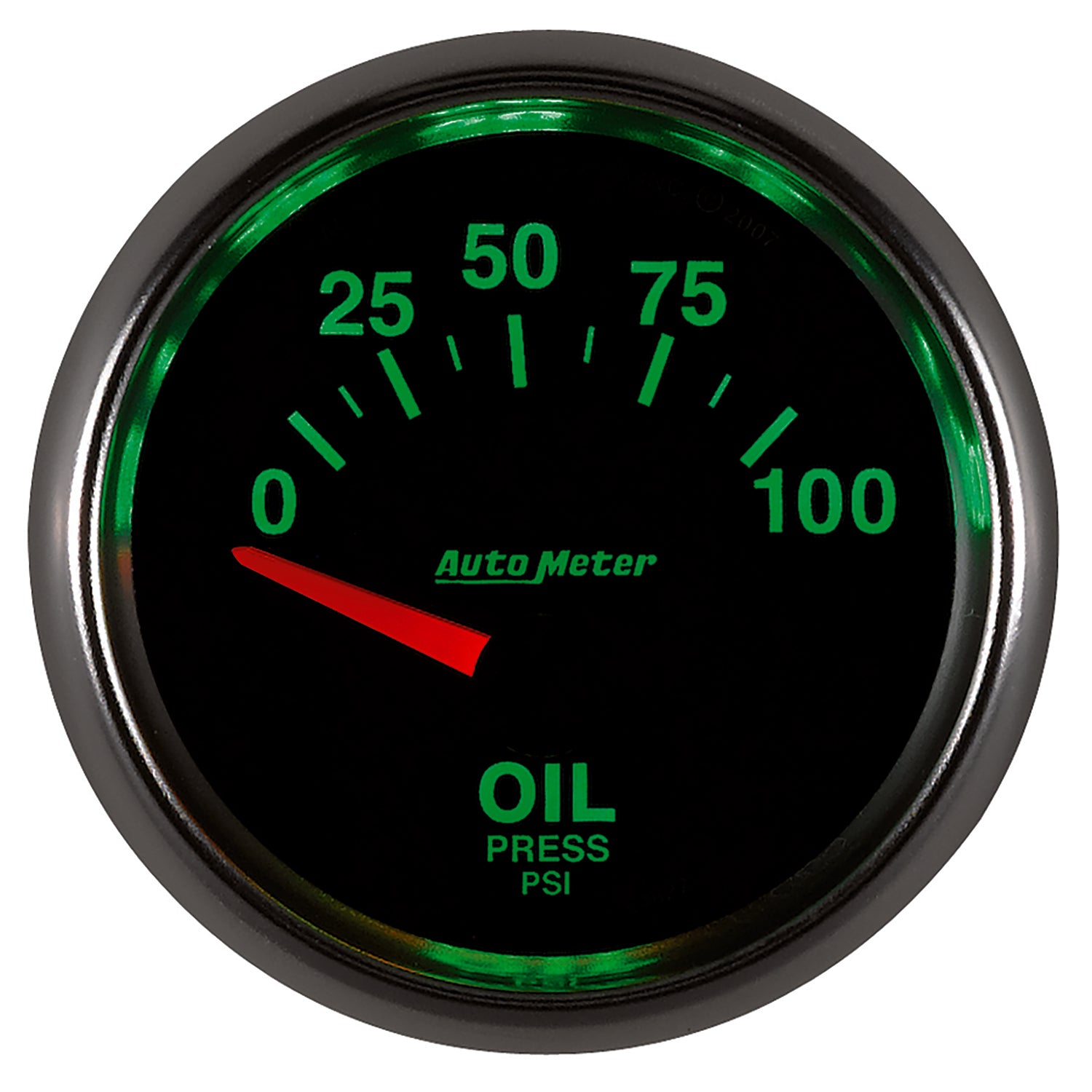 AutoMeter 3827 - GAUGE, OIL PRESSURE, 2 1/16", 100PSI, ELECTRIC, GS 5