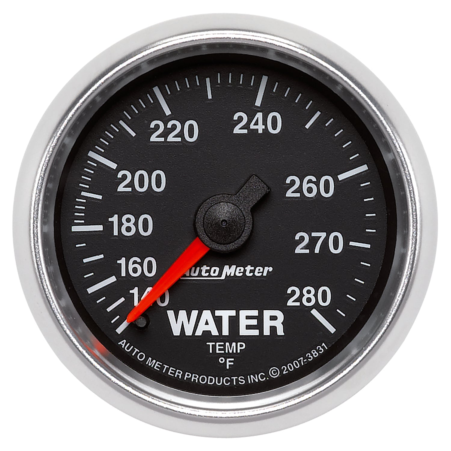 AutoMeter 3831 - GAUGE, WATER TEMP, 2 1/16", 140-280?F, MECHANICAL, GS 3
