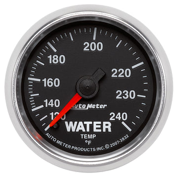 AutoMeter 3832 - GAUGE, WATER TEMP, 2 1/16", 120-240?F, MECHANICAL, GS 3