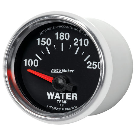 AutoMeter 3837 - GAUGE, WATER TEMP, 2 1/16", 100-250?F, ELECTRIC, GS 4