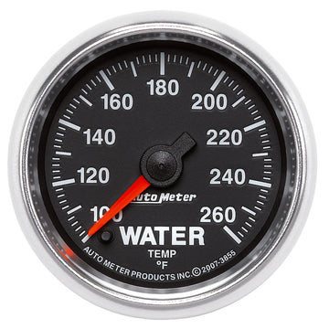 AutoMeter 3855 - GAUGE, WATER TEMP, 2 1/16", 100-260?F, DIGITAL STEPPER MOTOR, GS 3