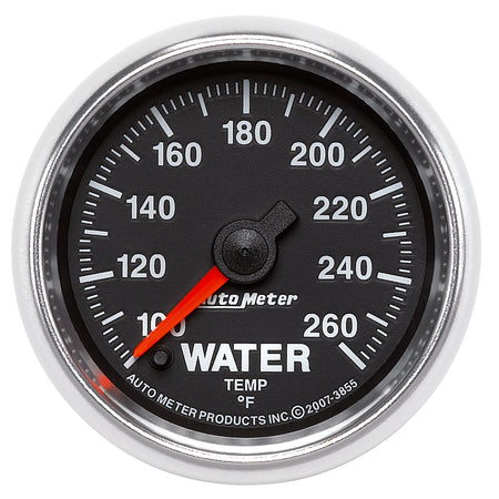 AutoMeter 3855 - GAUGE, WATER TEMP, 2 1/16", 100-260?F, DIGITAL STEPPER MOTOR, GS 3