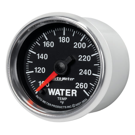 AutoMeter 3855 - GAUGE, WATER TEMP, 2 1/16", 100-260?F, DIGITAL STEPPER MOTOR, GS 4