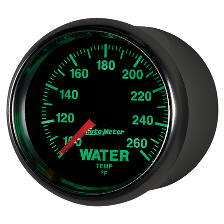 AutoMeter 3855 - GAUGE, WATER TEMP, 2 1/16", 100-260?F, DIGITAL STEPPER MOTOR, GS 5