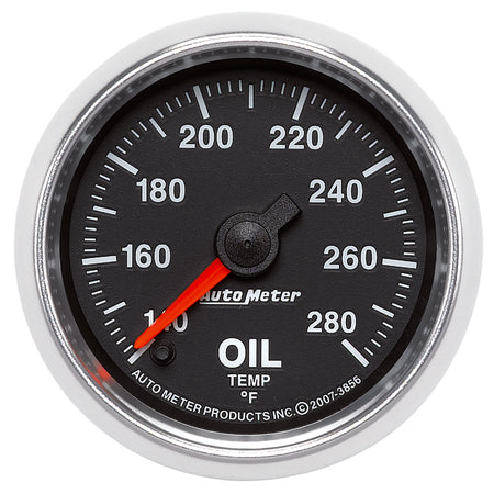 AutoMeter 3856 - GAUGE, OIL TEMP, 2 1/16", 140-280?F, DIGITAL STEPPER MOTOR, GS 3
