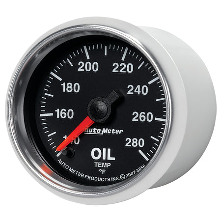 AutoMeter 3856 - GAUGE, OIL TEMP, 2 1/16", 140-280?F, DIGITAL STEPPER MOTOR, GS 4