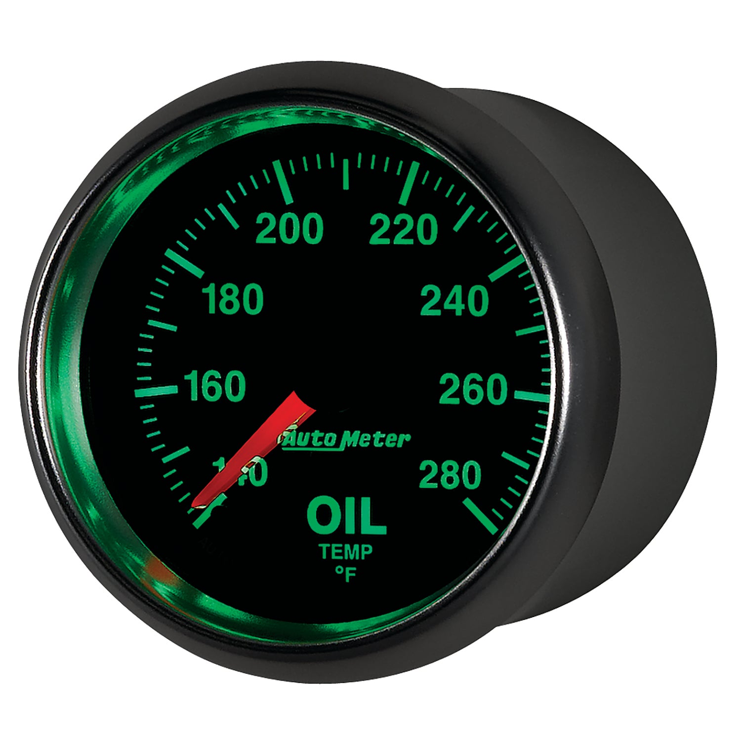 AutoMeter 3856 - GAUGE, OIL TEMP, 2 1/16", 140-280?F, DIGITAL STEPPER MOTOR, GS 5