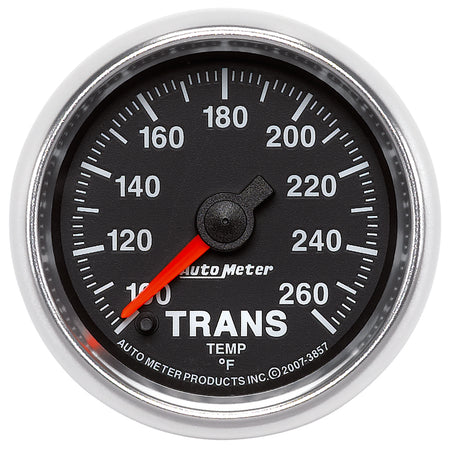 AutoMeter 3857 - GAUGE, TRANSMISSION TEMP, 2 1/16", 100-260?F, DIGITAL STEPPER MOTOR, GS 3