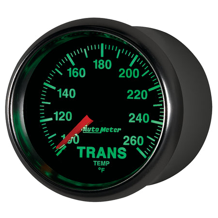 AutoMeter 3857 - GAUGE, TRANSMISSION TEMP, 2 1/16", 100-260?F, DIGITAL STEPPER MOTOR, GS 5