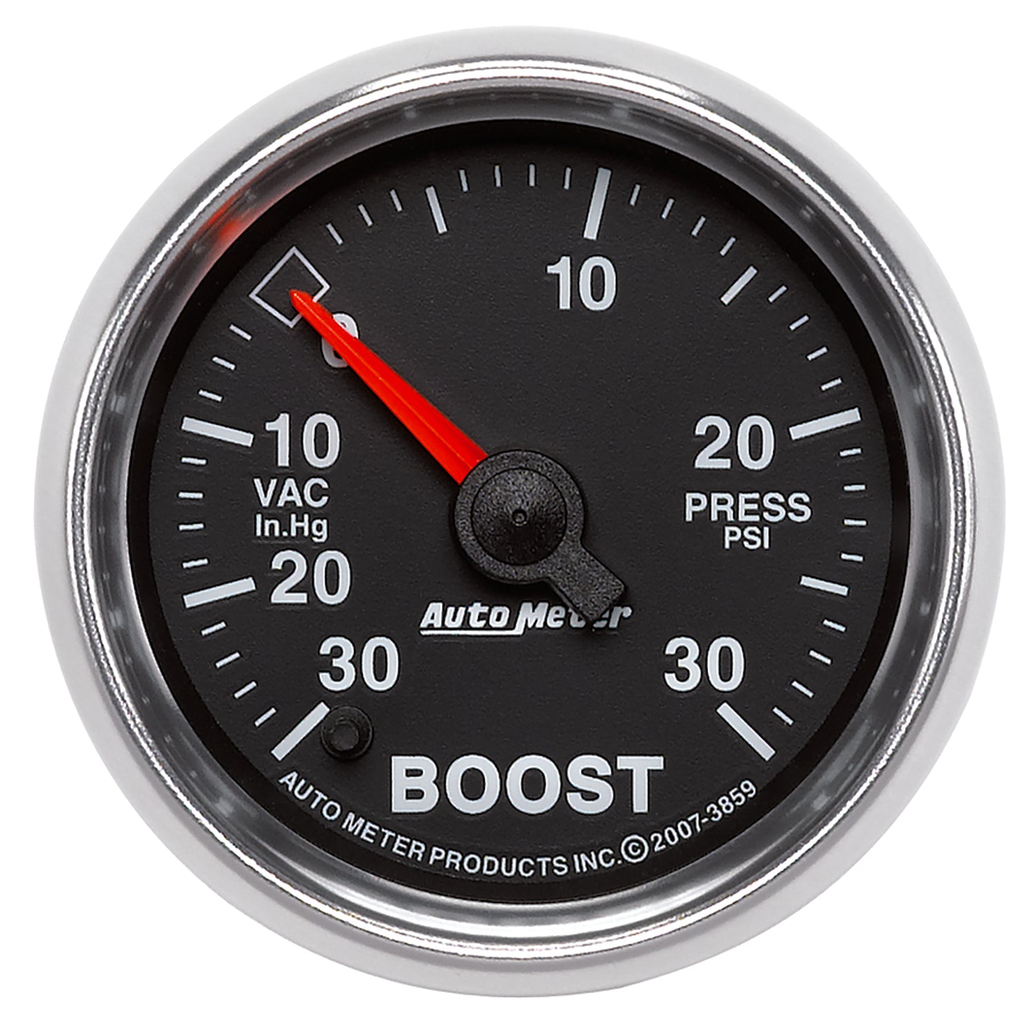 AutoMeter 3859 - GAUGE, VAC/BOOST, 2 1/16", 30INHG-30PSI, DIGITAL STEPPER MOTOR, GS 3