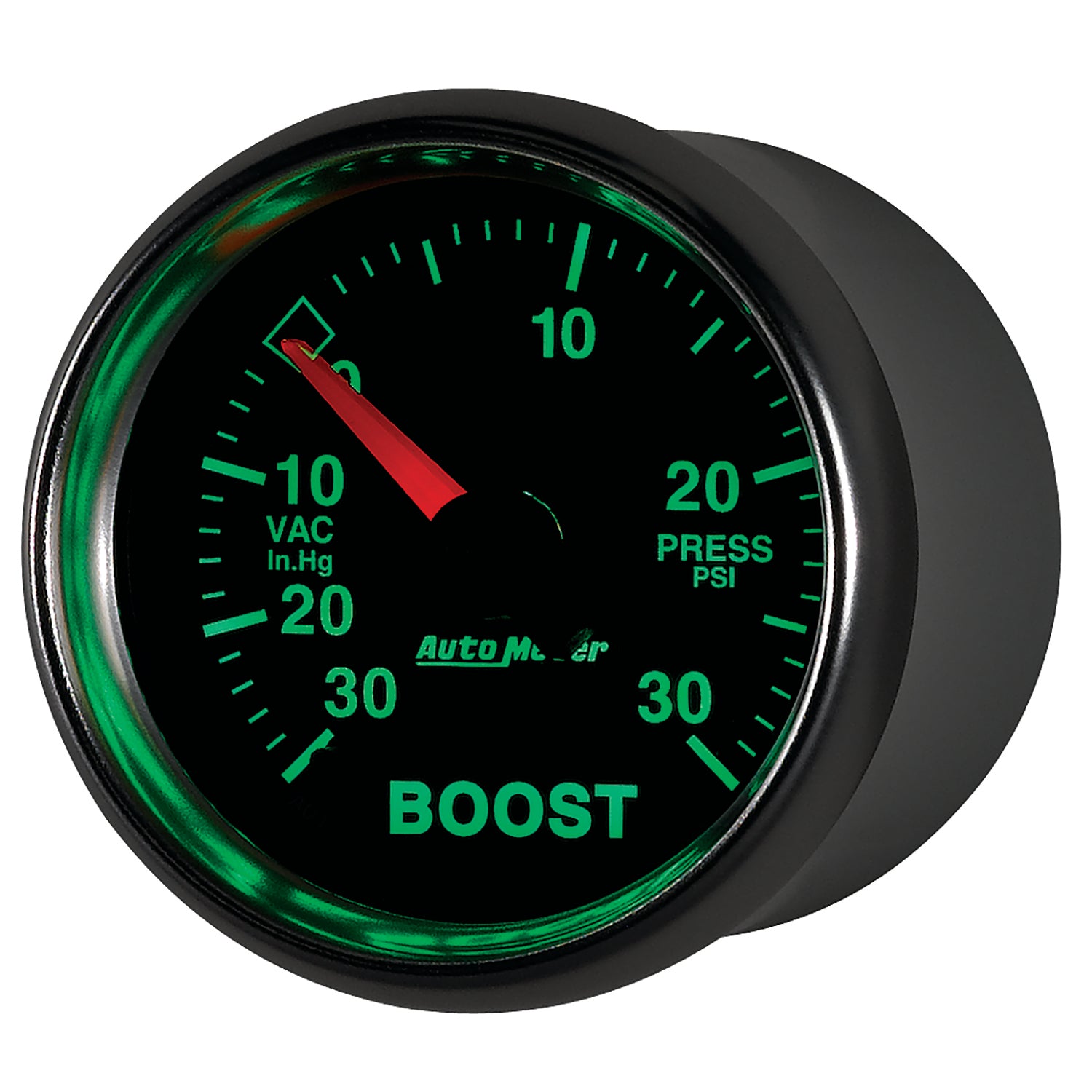 AutoMeter 3859 - GAUGE, VAC/BOOST, 2 1/16", 30INHG-30PSI, DIGITAL STEPPER MOTOR, GS 5