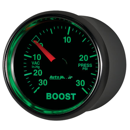 AutoMeter 3859 - GAUGE, VAC/BOOST, 2 1/16", 30INHG-30PSI, DIGITAL STEPPER MOTOR, GS 5