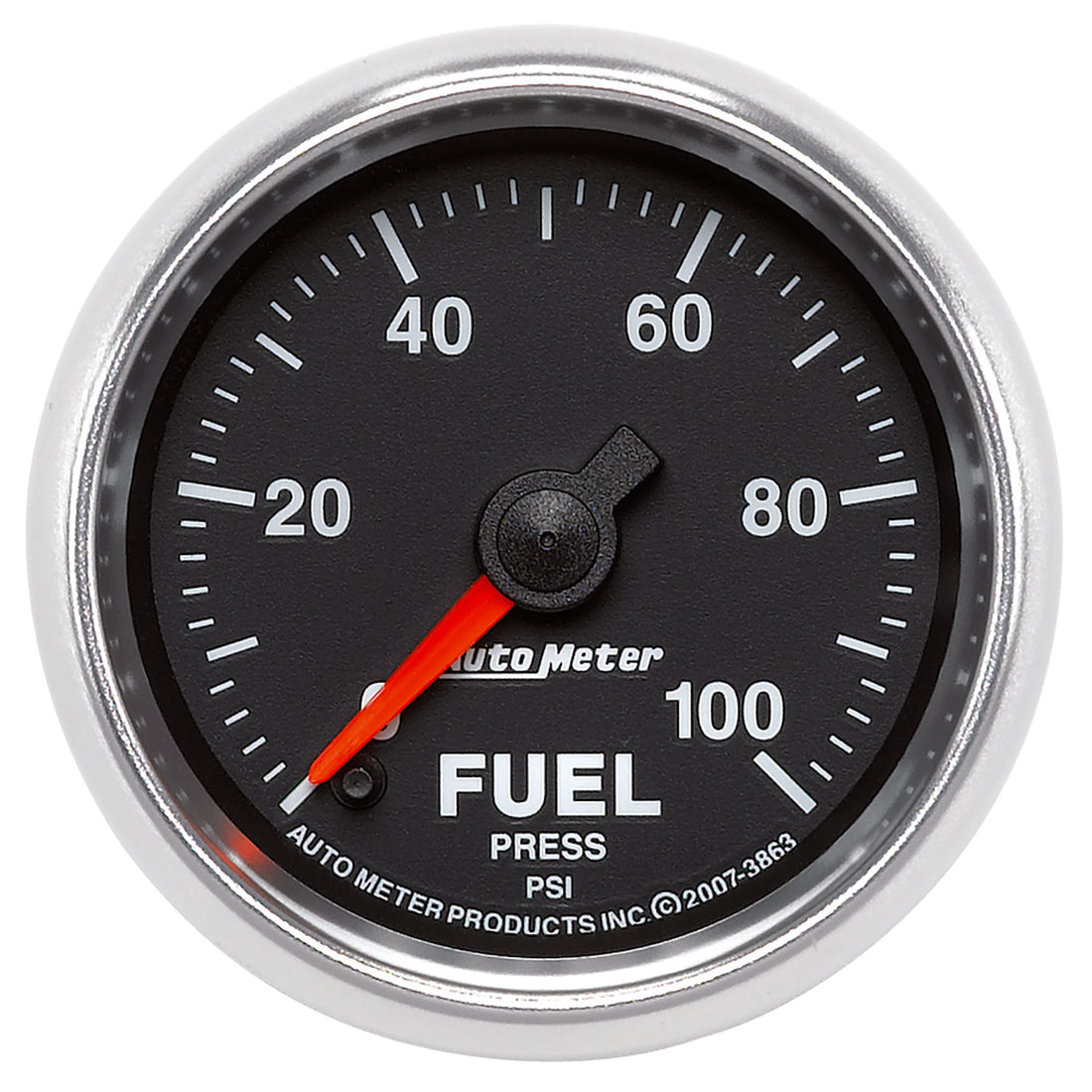AutoMeter 3863 - GAUGE, FUEL PRESSURE, 2 1/16", 100PSI, DIGITAL STEPPER MOTOR, GS 3