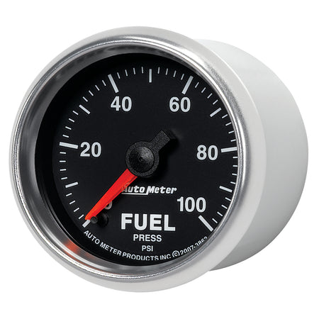 AutoMeter 3863 - GAUGE, FUEL PRESSURE, 2 1/16", 100PSI, DIGITAL STEPPER MOTOR, GS 4