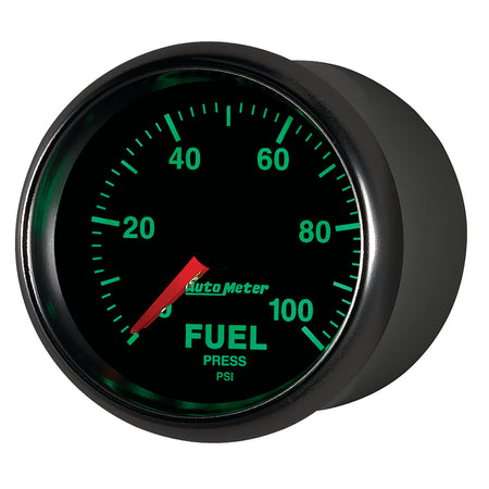 AutoMeter 3863 - GAUGE, FUEL PRESSURE, 2 1/16", 100PSI, DIGITAL STEPPER MOTOR, GS 5