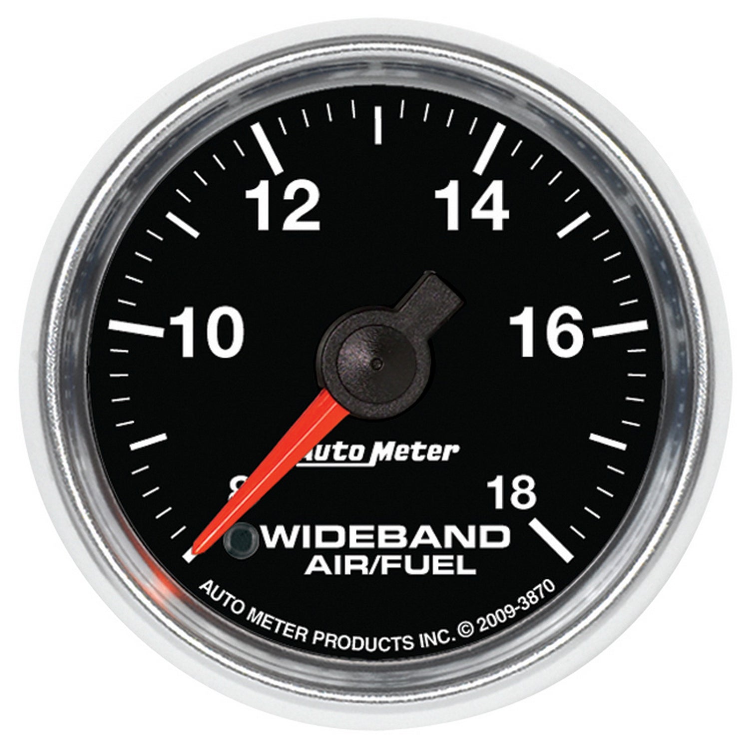 AutoMeter 3870 - GAUGE, AIR/FUEL RATIO-WIDEBAND, ANALOG, 2 1/16", 8:1-18:1, STEPPER MOTOR, GS 3