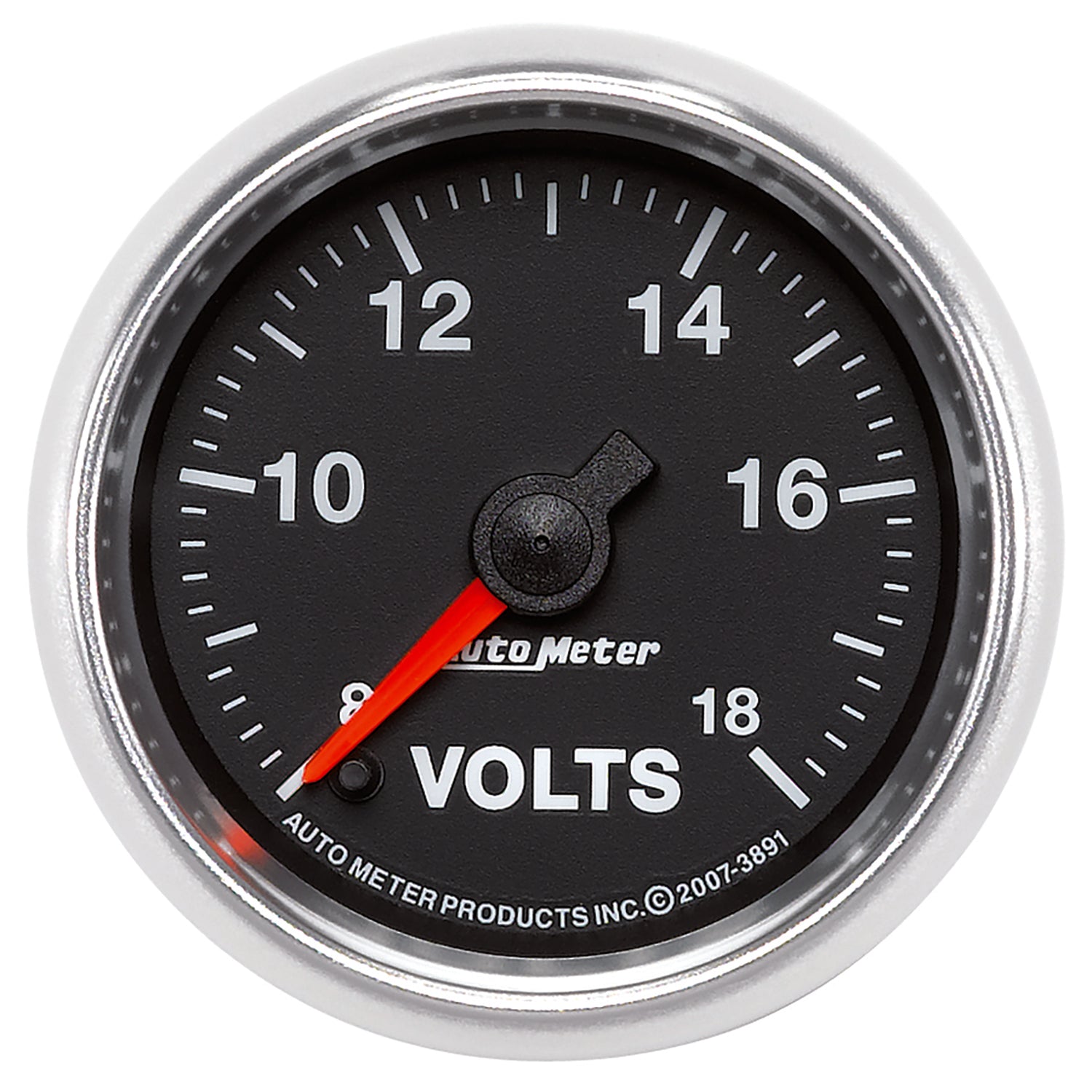 AutoMeter 3891 - GAUGE, VOLTMETER, 2 1/16", 18V, DIGITAL STEPPER MOTOR, GS 3
