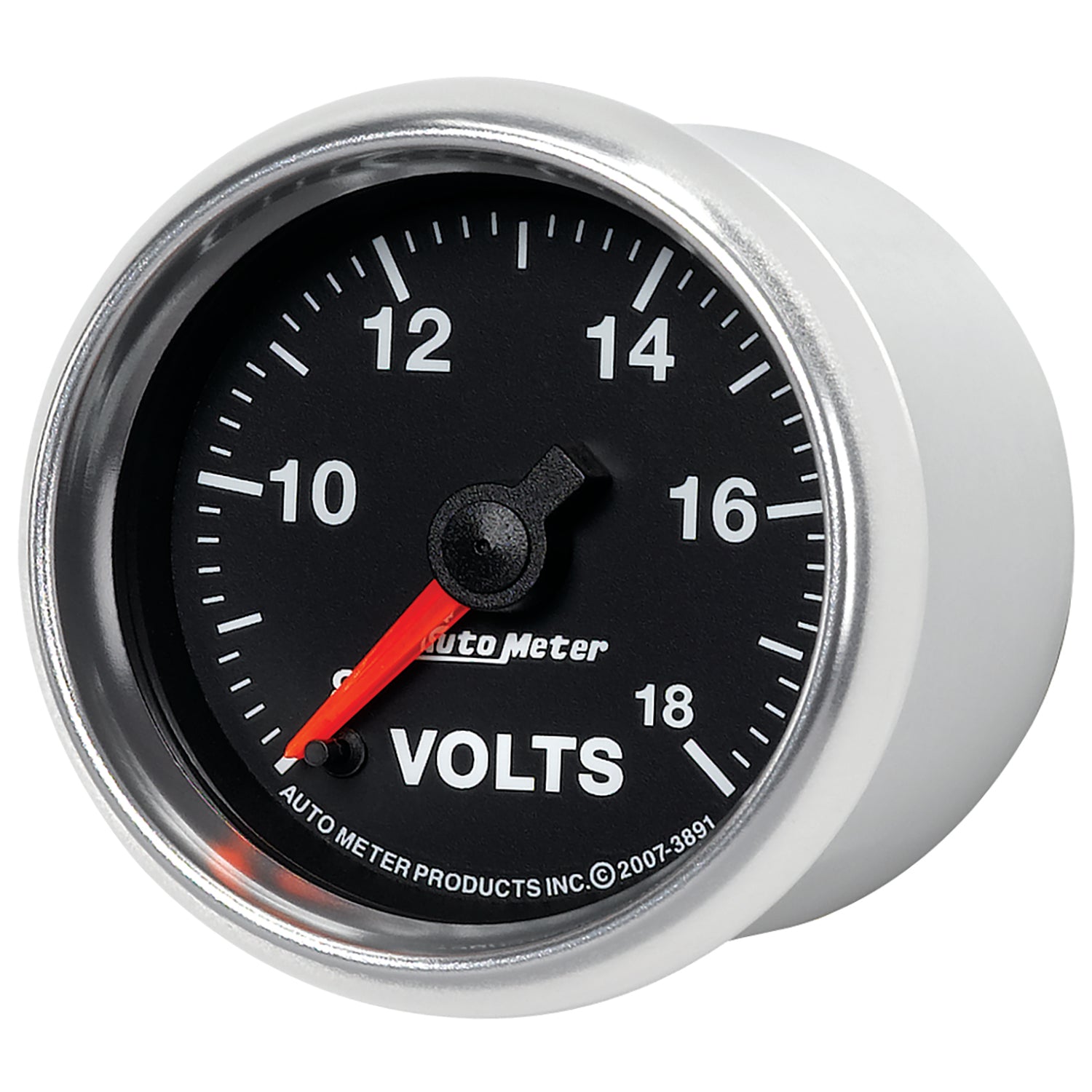 AutoMeter 3891 - GAUGE, VOLTMETER, 2 1/16", 18V, DIGITAL STEPPER MOTOR, GS 4
