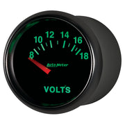 AutoMeter 3892 - GAUGE, VOLTMETER, 2 1/16", 18V, ELECTRIC, GS 5