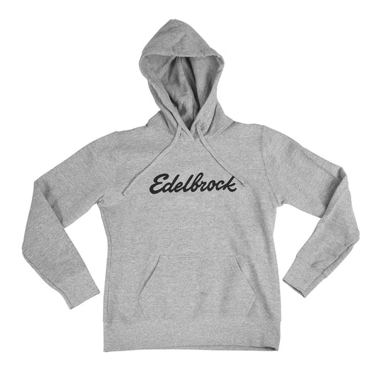 Edelbrock Women'S Script Hoodie #389700 (XS)  Grey